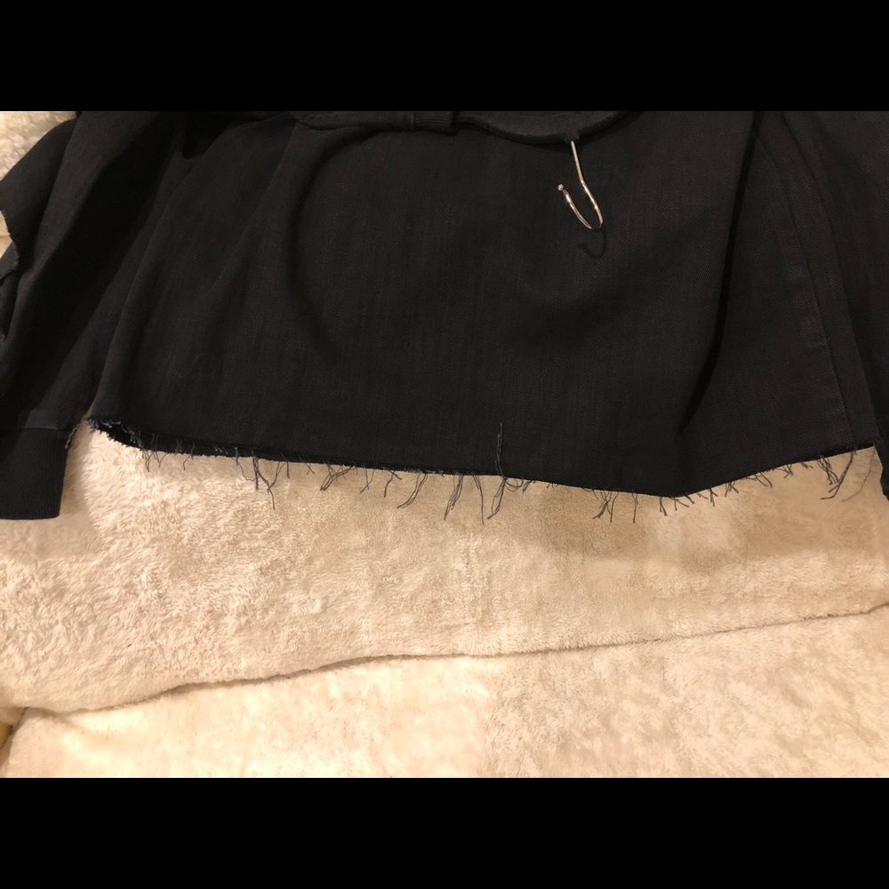 Zara Denim ruffle top - Picture 7 of 8
